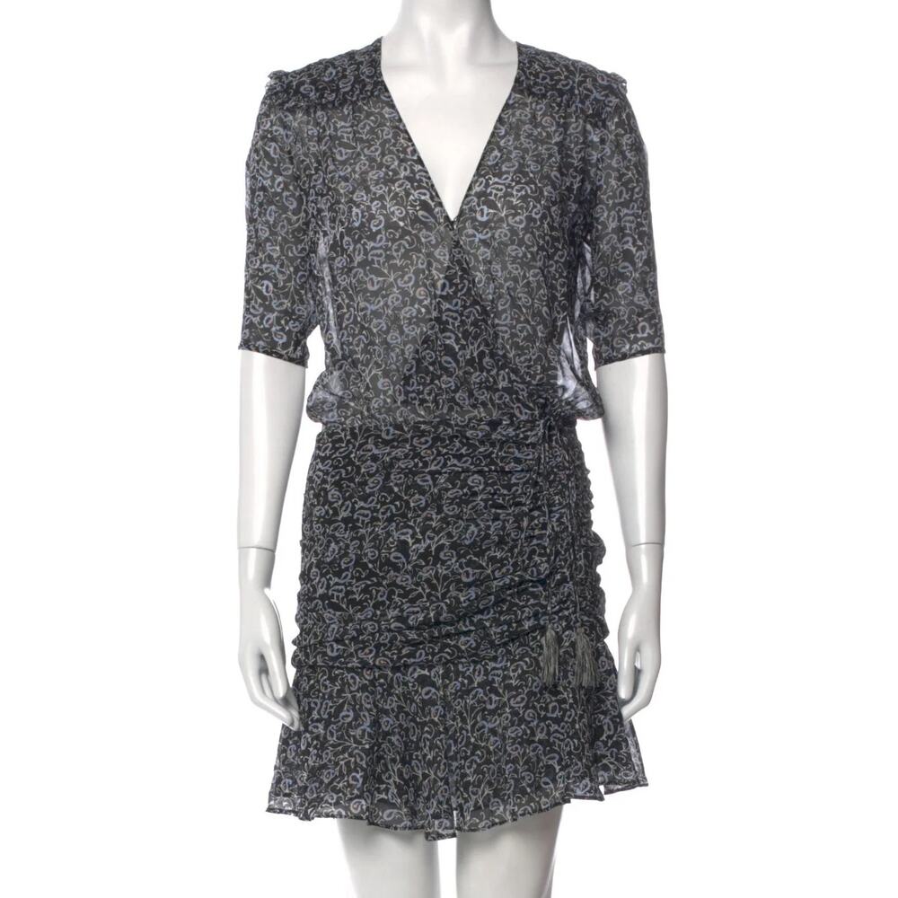 Veronica Beard Dakota Flounce Dress Size 0